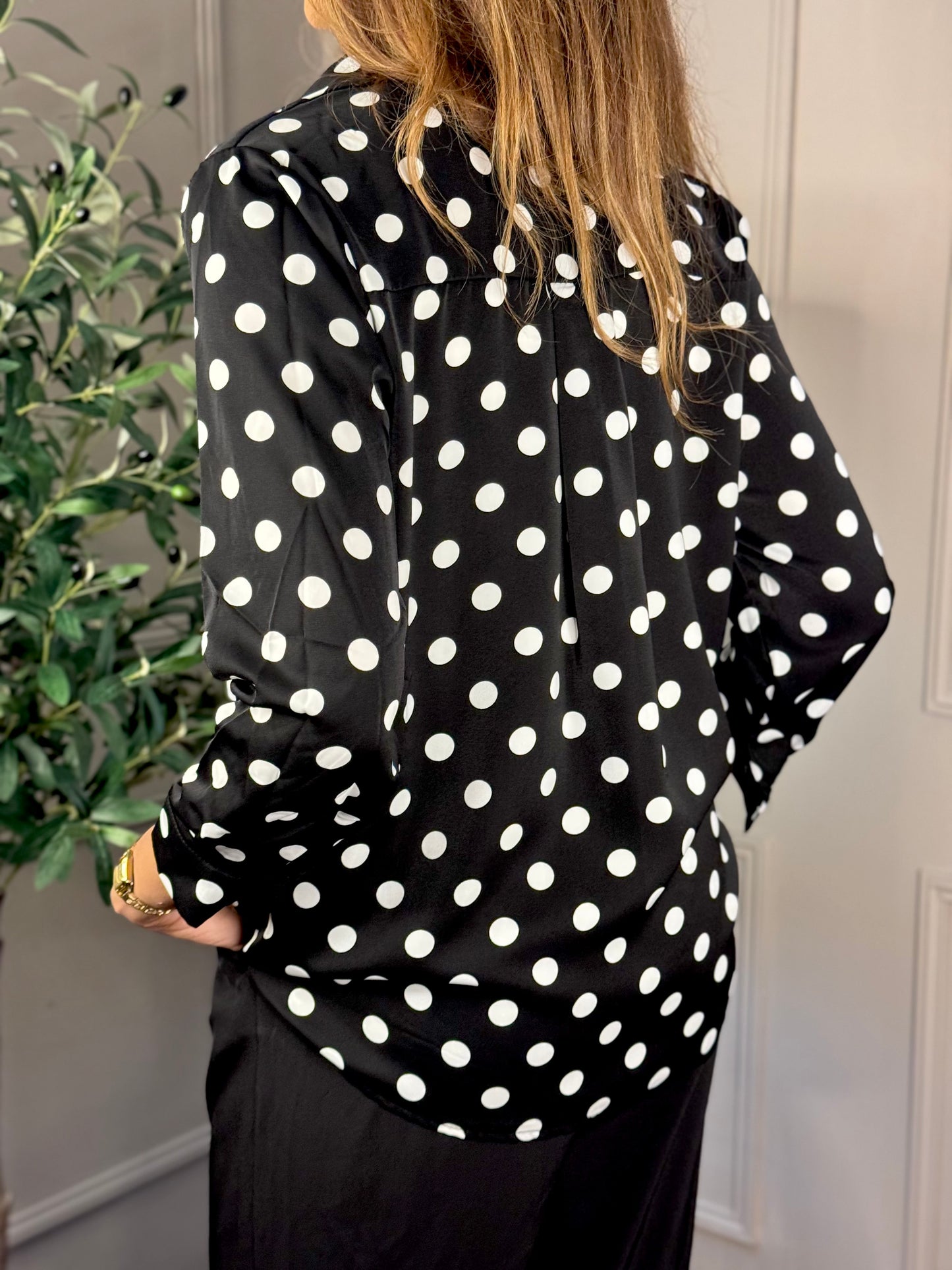 Polka dot shirt