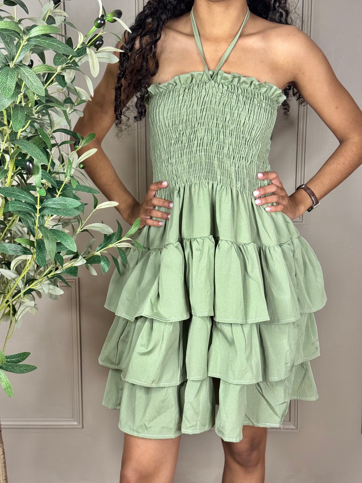 Ruby Ruffle dress