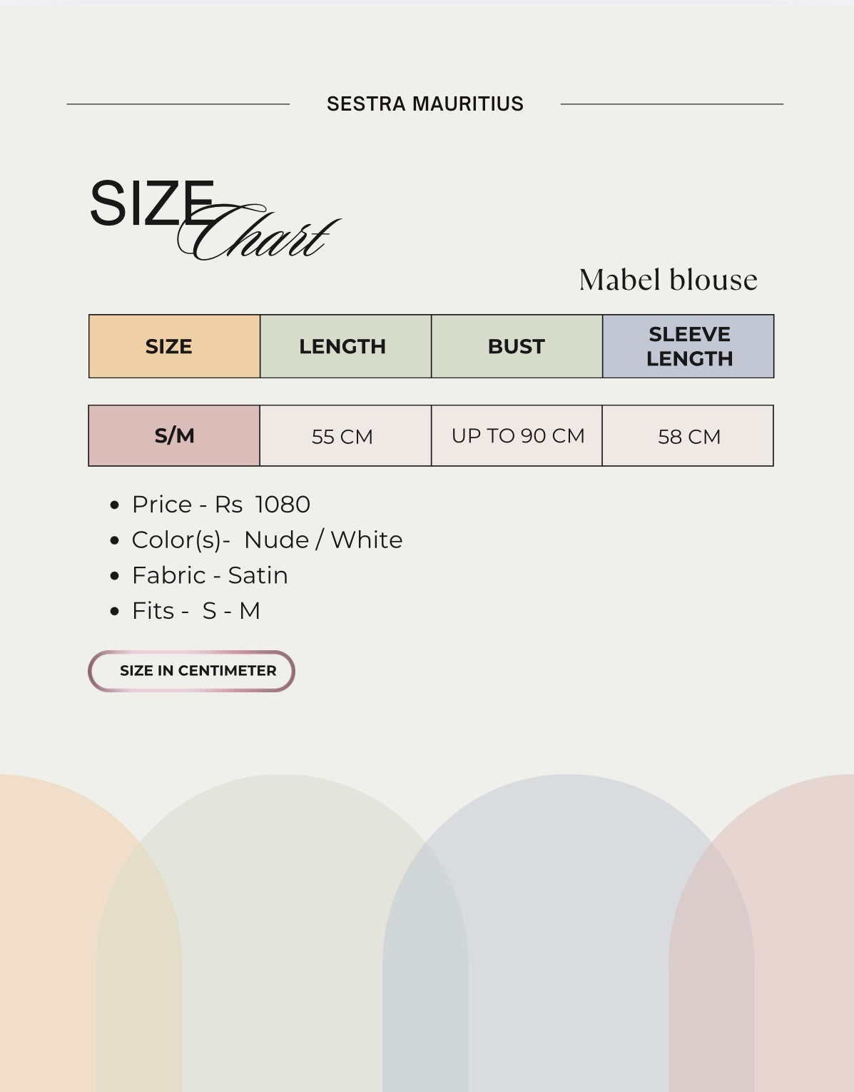 Mabel satin blouse