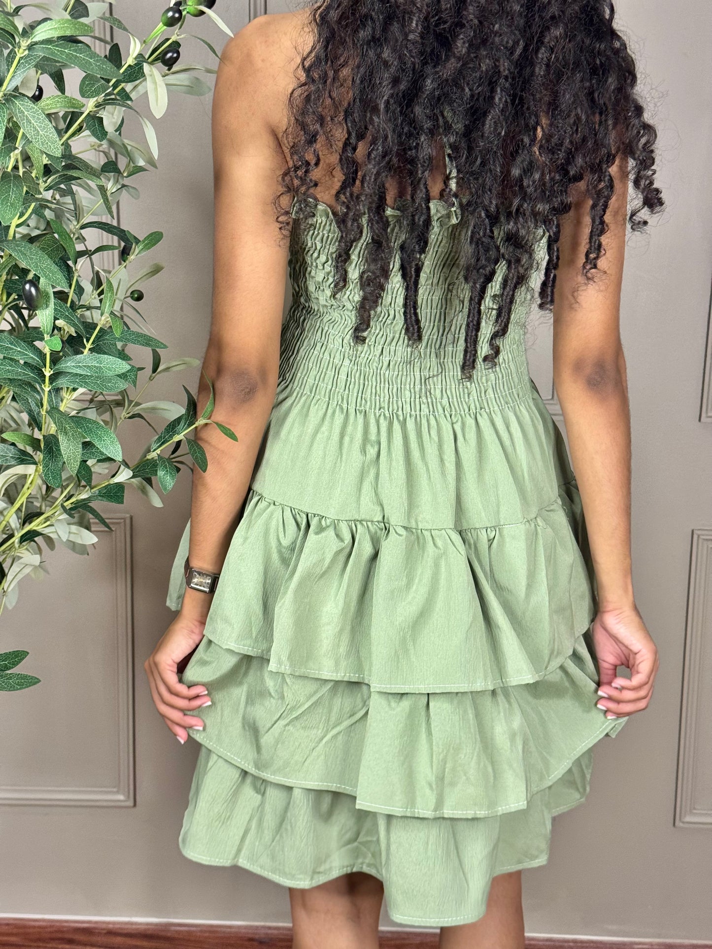 Ruby Ruffle dress