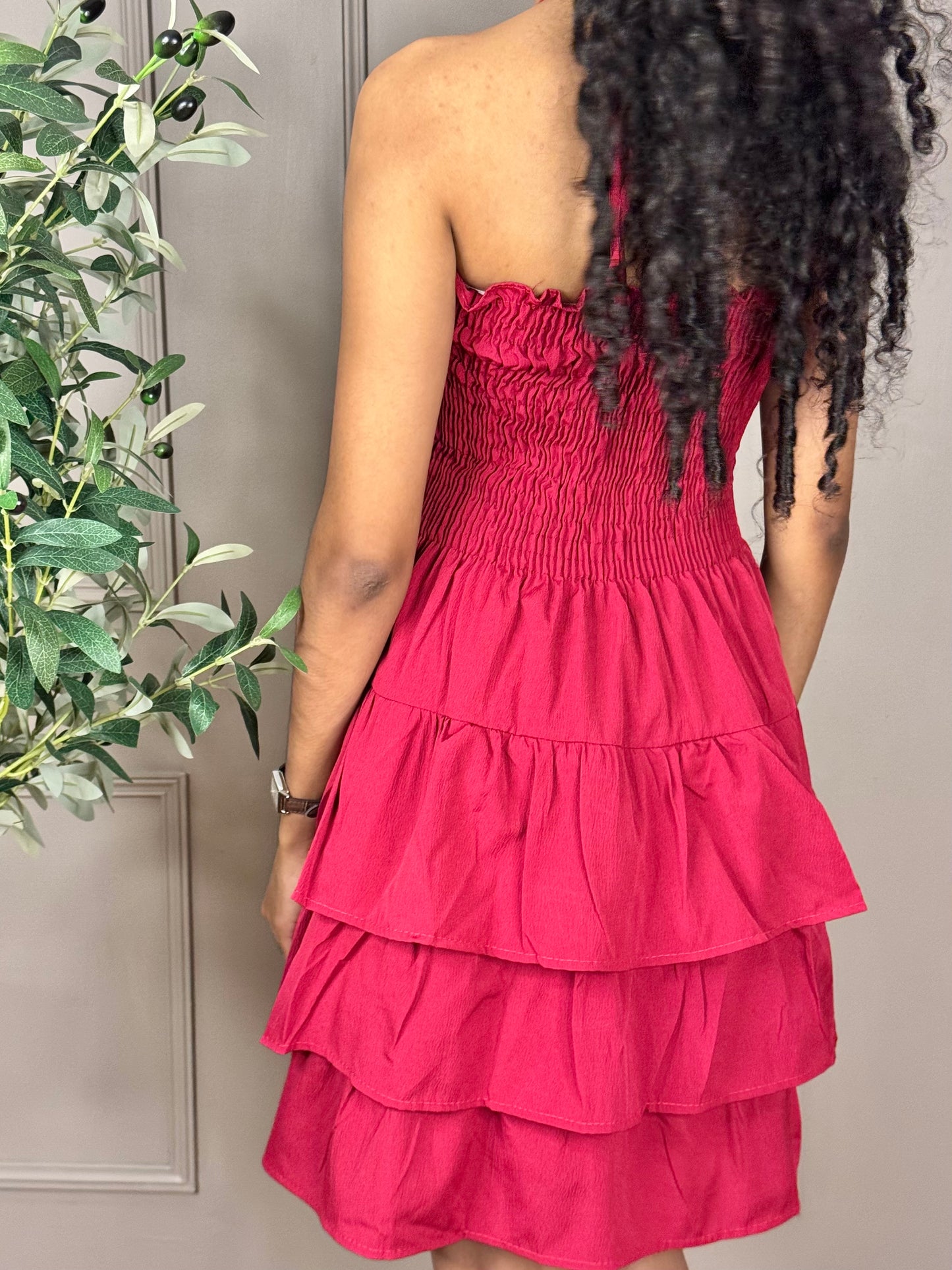 Ruby Ruffle dress
