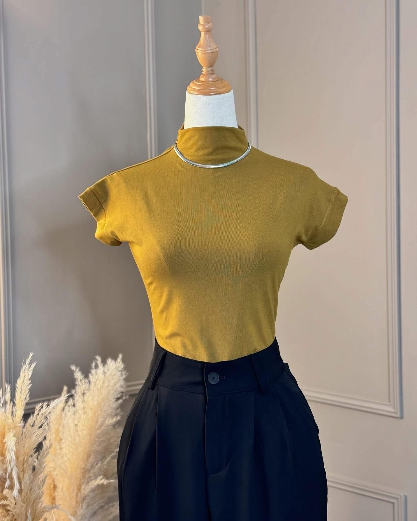 Short sleeve turtleneck