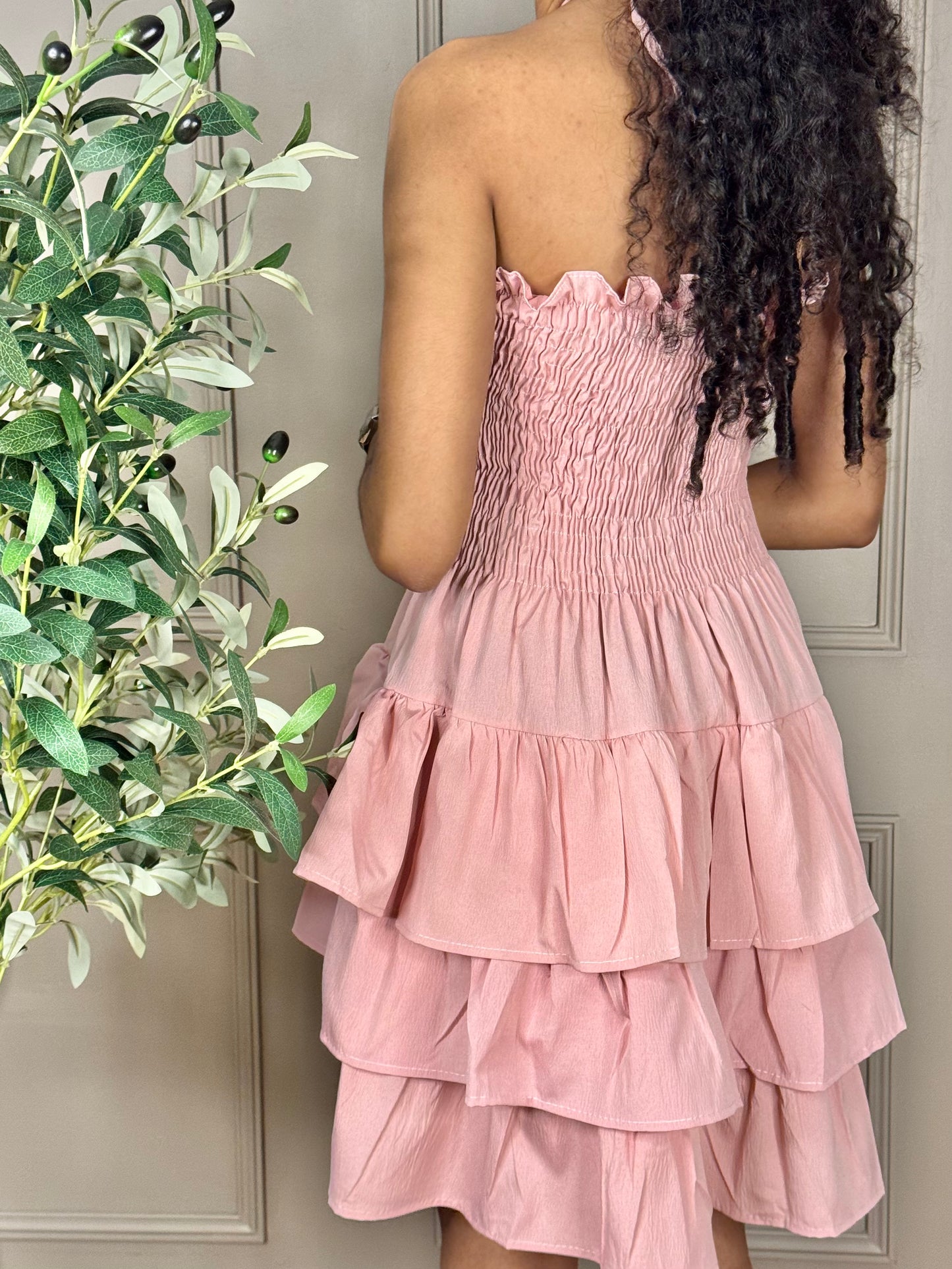 Ruby Ruffle dress