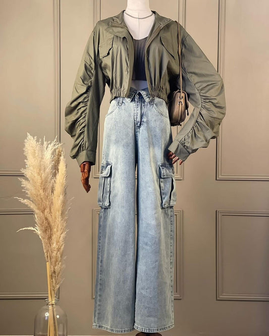 Cropped Jacket and top