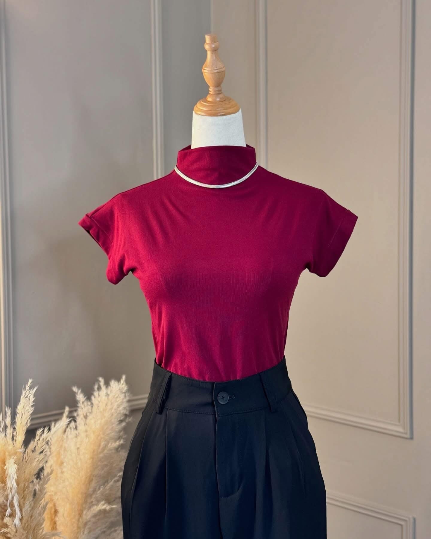 Short sleeve turtleneck