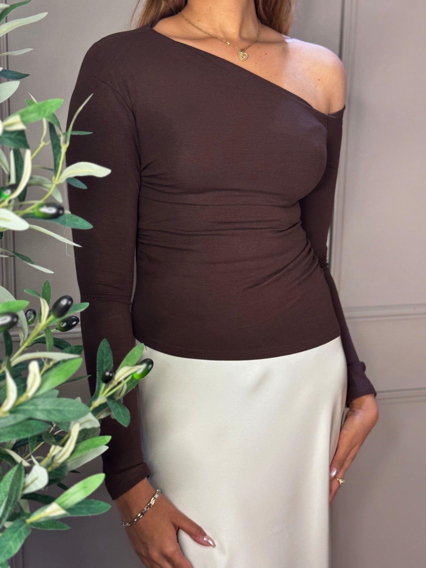 Jamie half off shoulder top