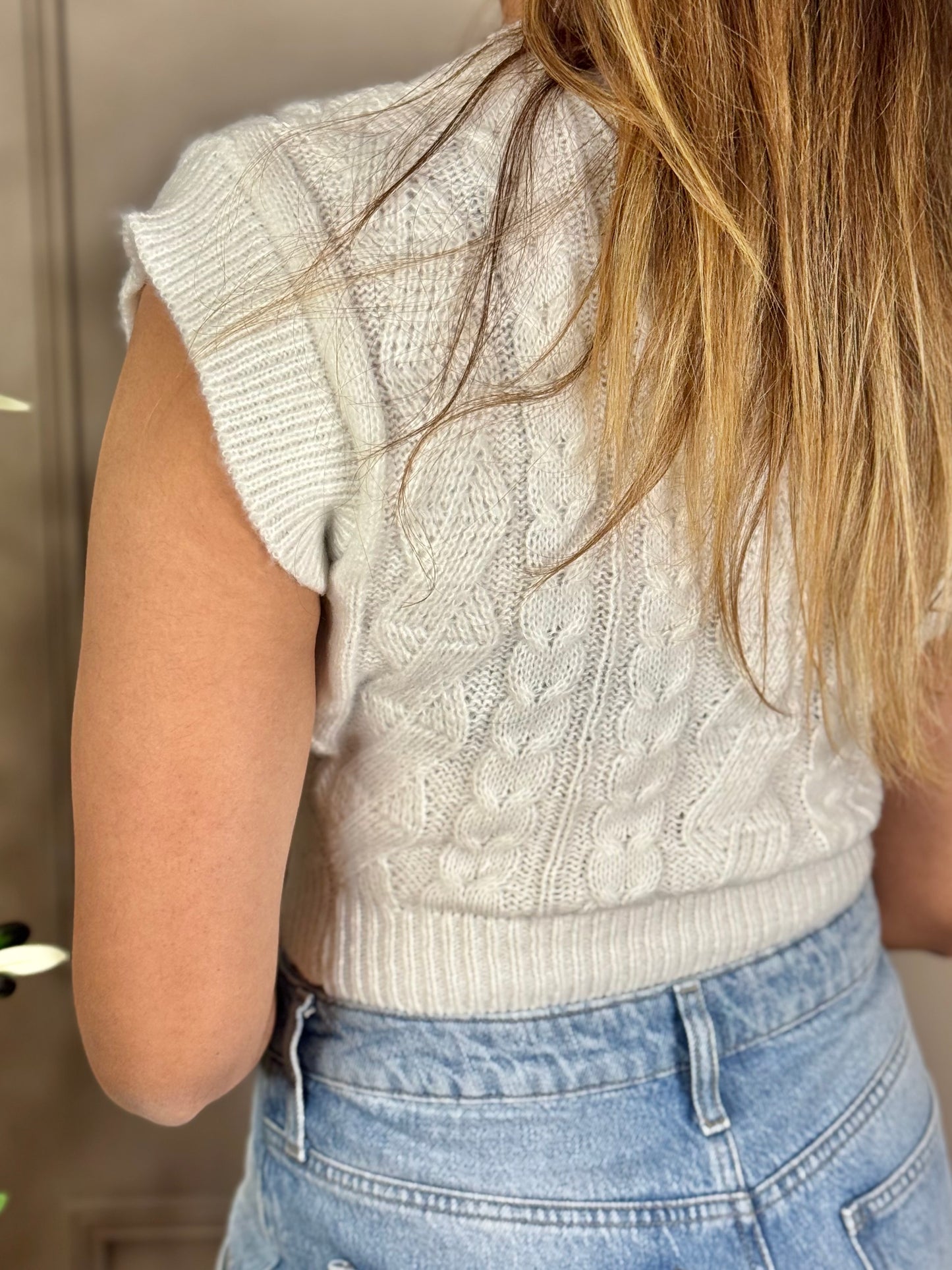 Florence crochet vest