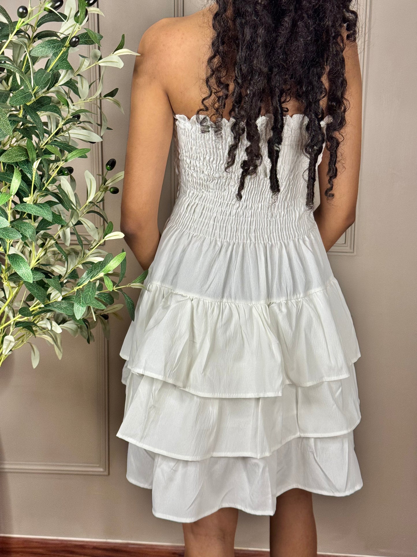 Ruby Ruffle dress