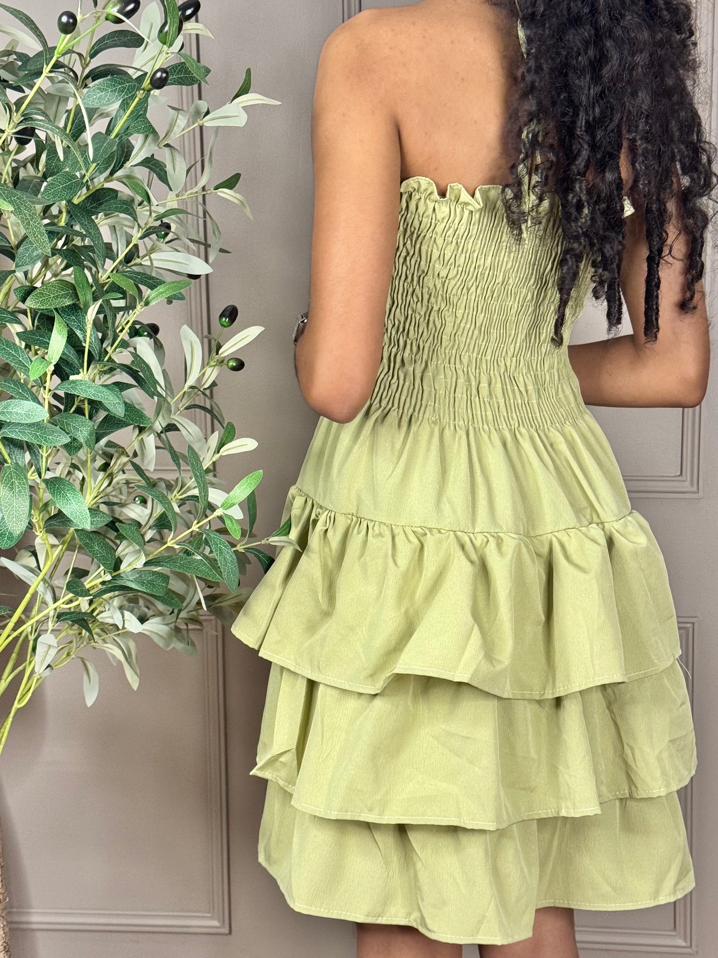 Ruby Ruffle dress