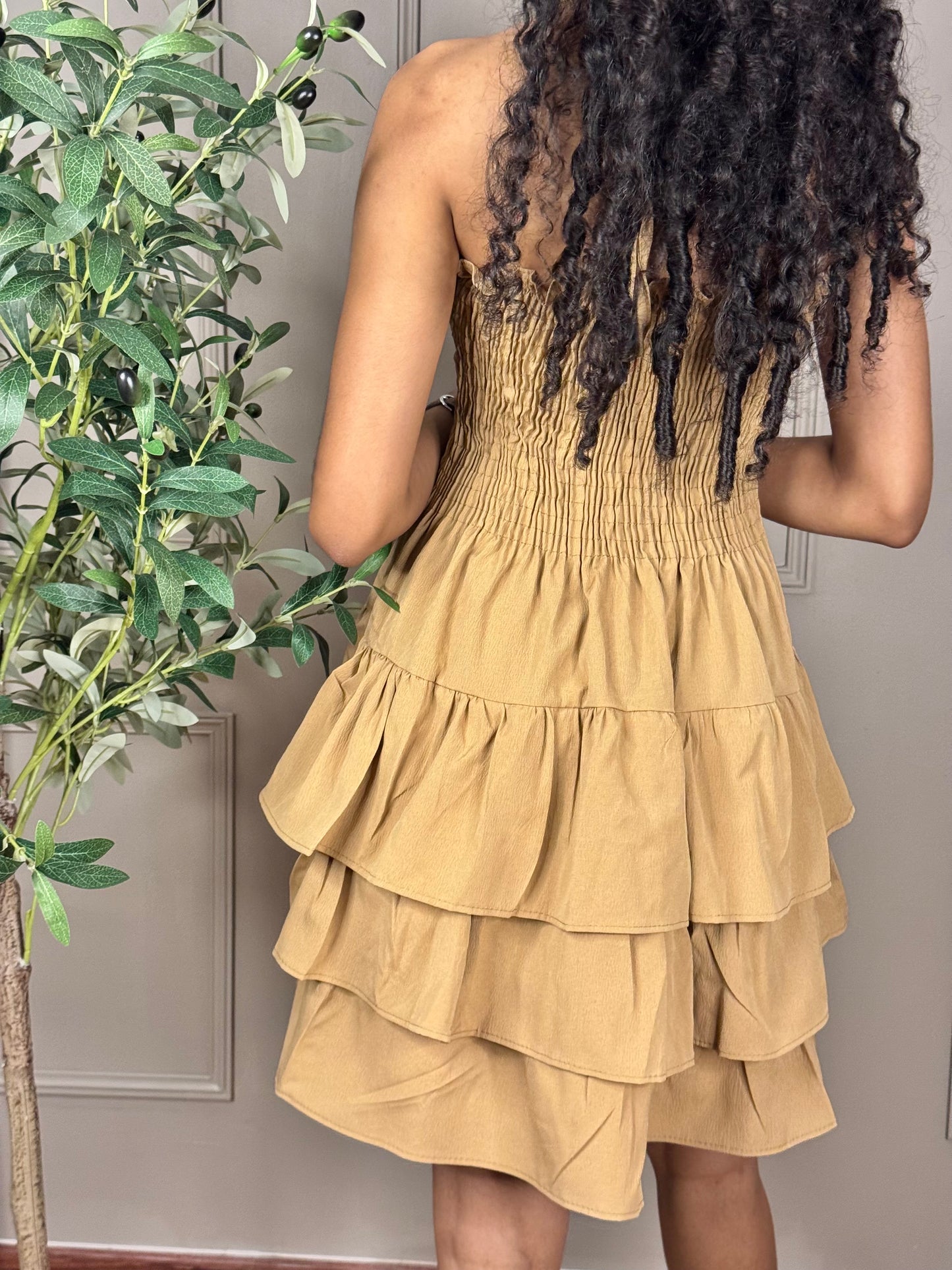 Ruby Ruffle dress