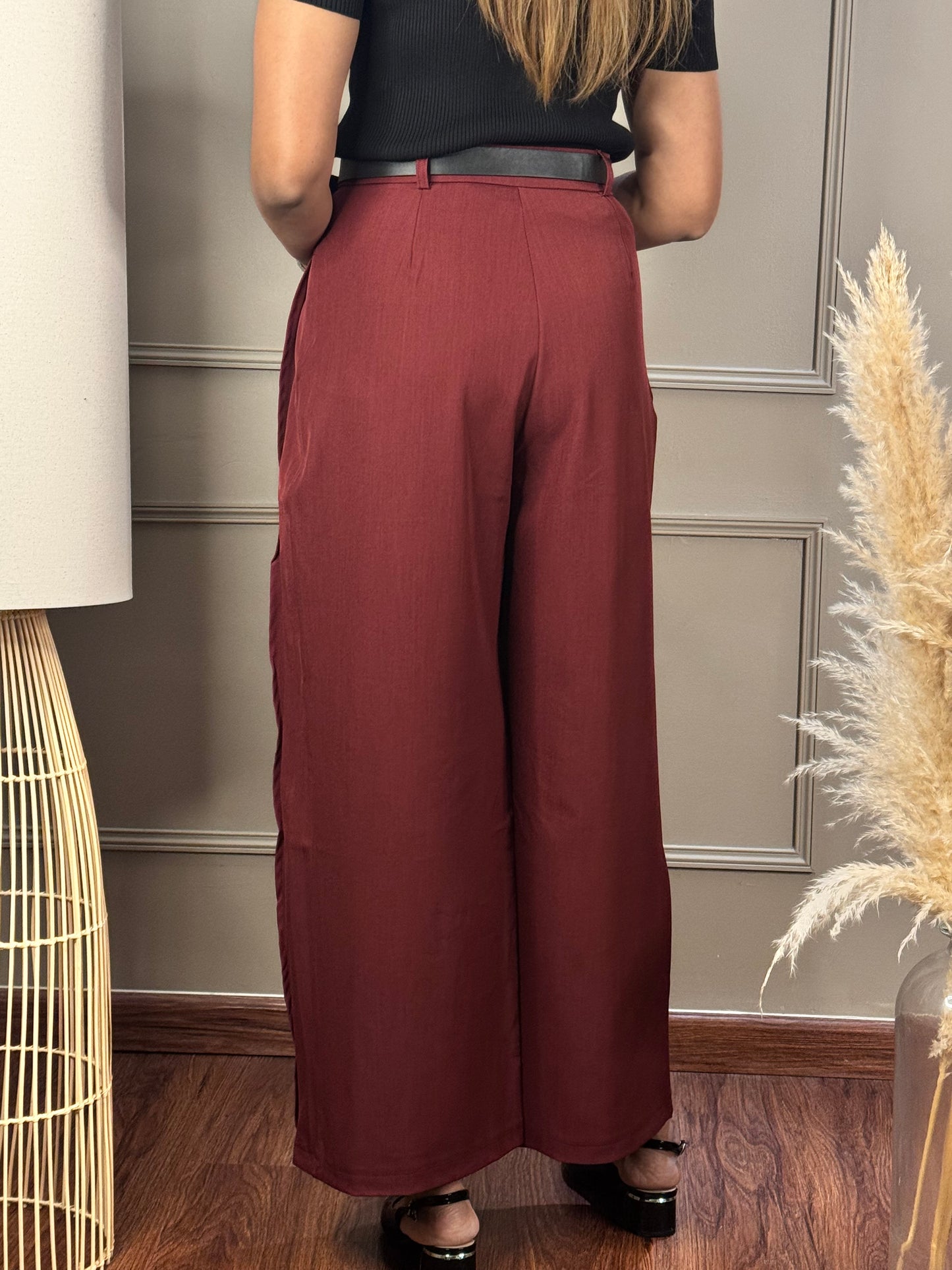 Burgundy Livia pants