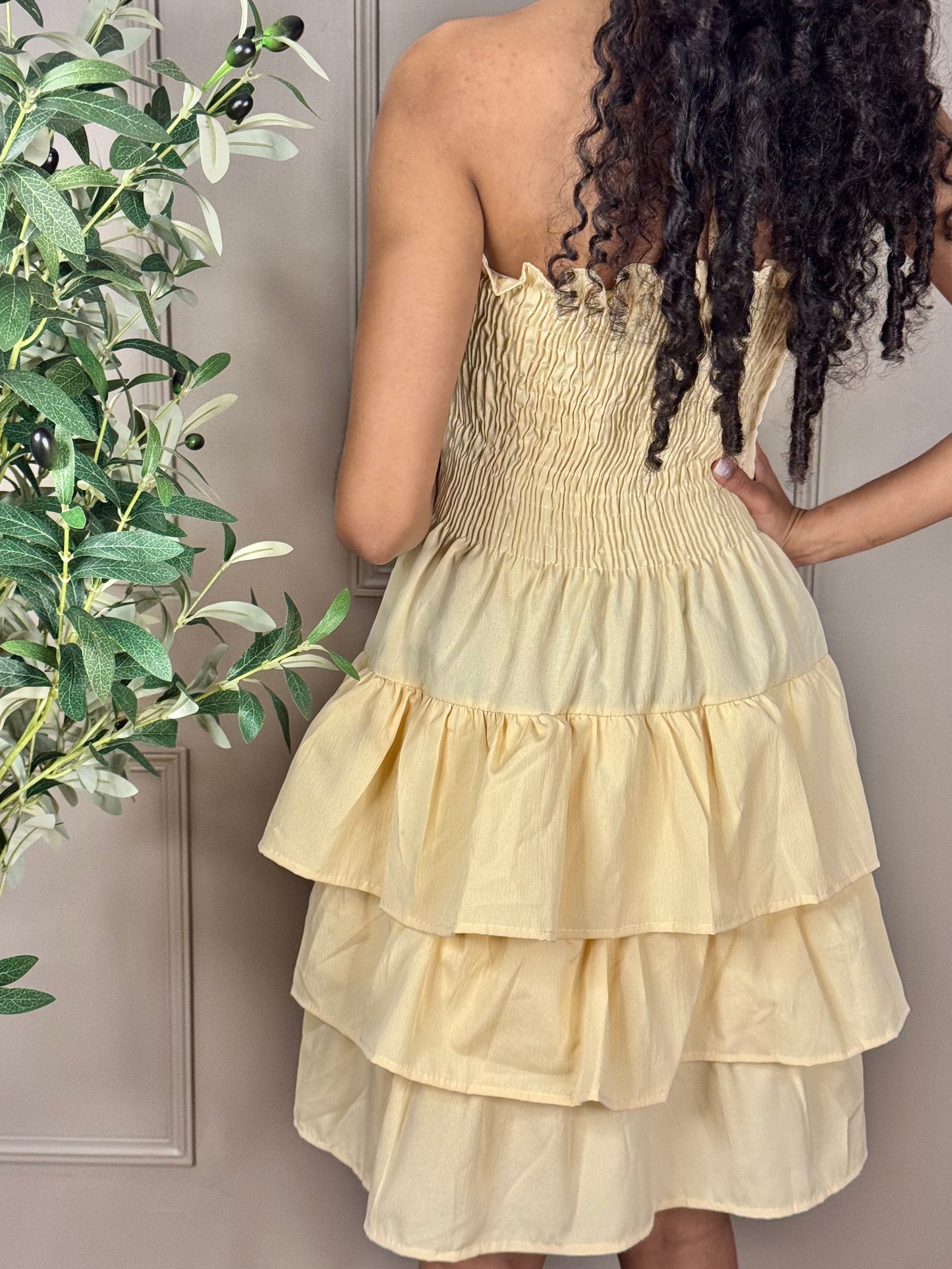 Ruby Ruffle dress