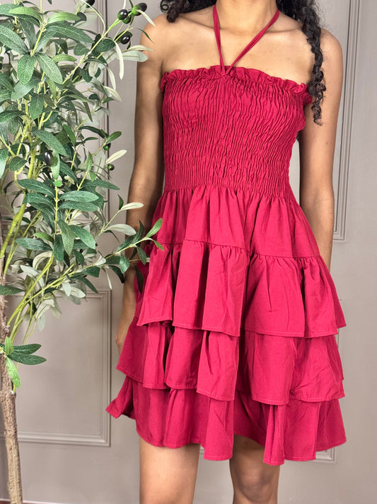 Ruby Ruffle dress
