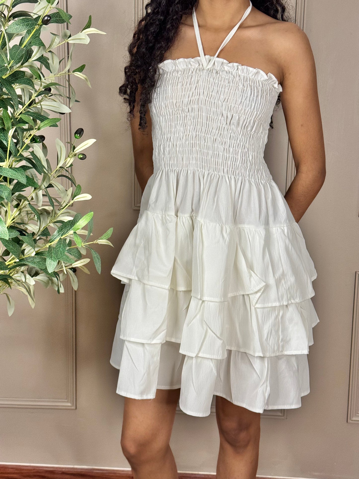 Ruby Ruffle dress