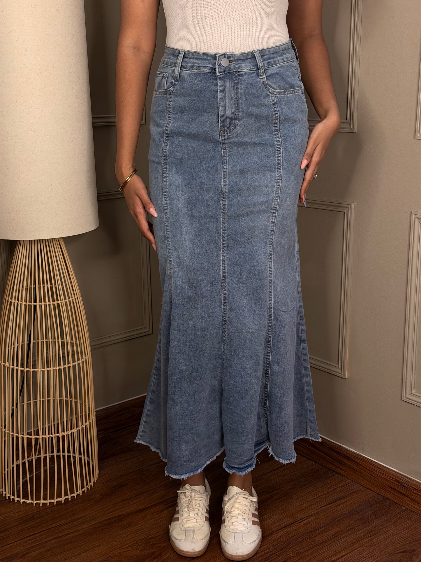 Zarelle Denim skirt